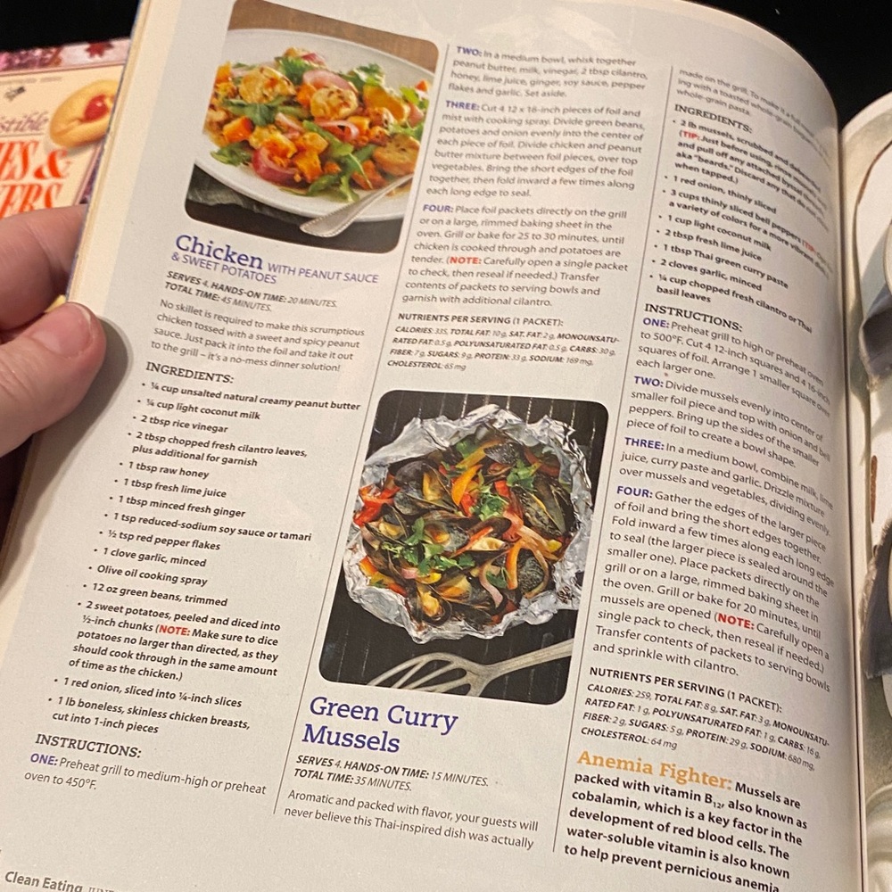 Clean Eating and Cooking Light Quick Baking Two Magazine Set - Picture 6 of 16